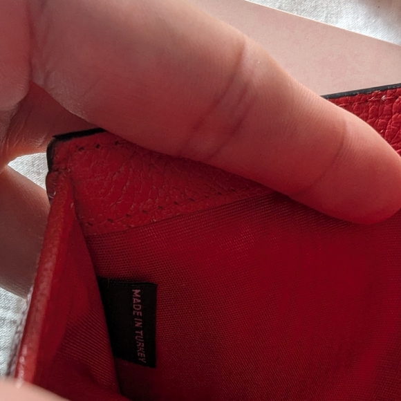 Miu Miu Madras Pois Dot Leather Wallet - Picture 5 of 6